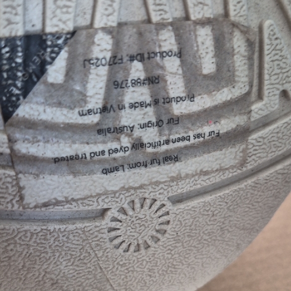 UGG Tazz Womens Tan and Pink Slides, Slippers Valentine Edition - Picture 6 of 11